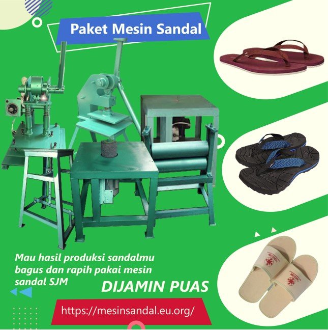 Jual Mesin Pembuat Sandal Hotel Wa : 082257391559