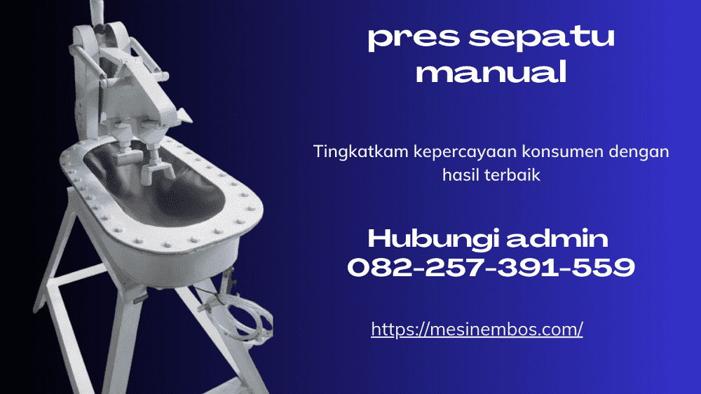 Jual Pres Sepatu Manual