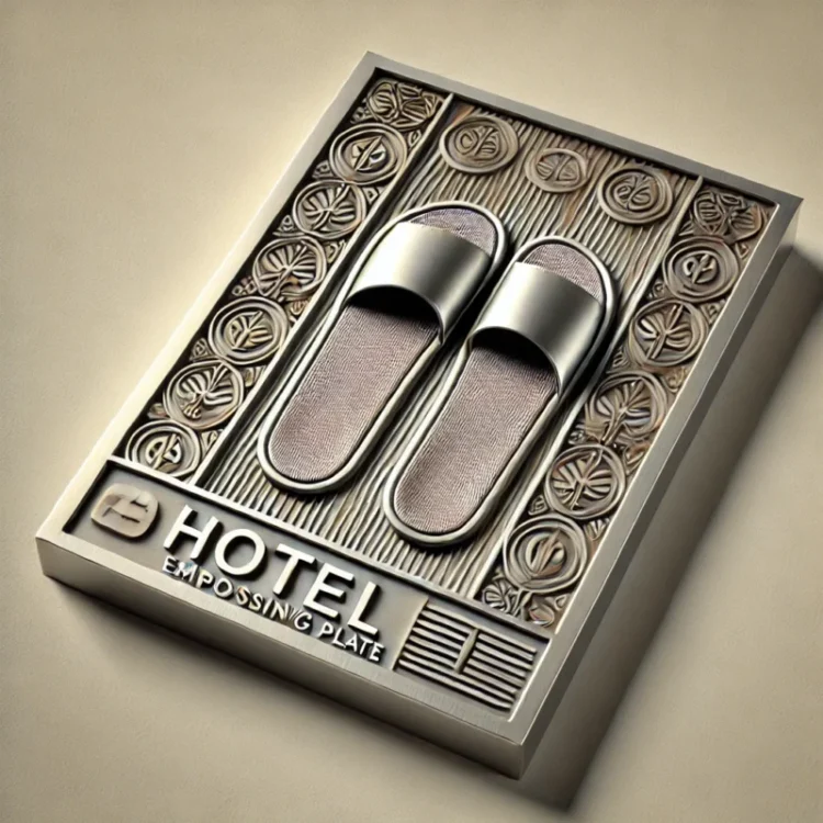 Jasa Pembuatan Plat Emboss Sandal Hotel