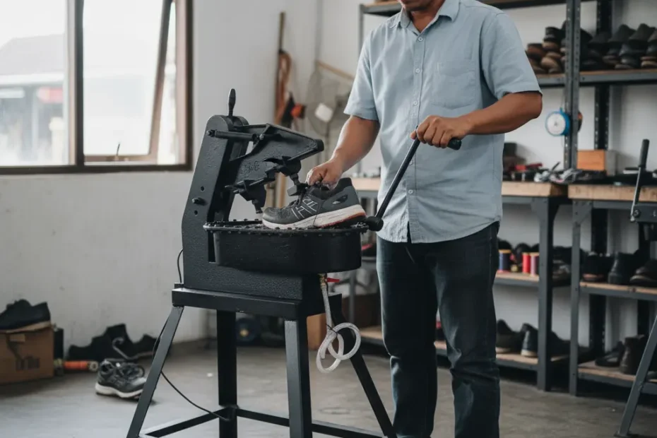 Mesin repair sepatu