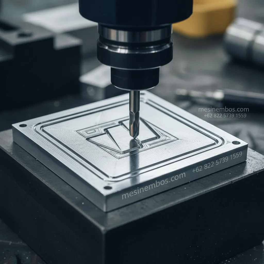 Plat Embos Aluminium Rahasia Cetakan Awet & Anti Gagal