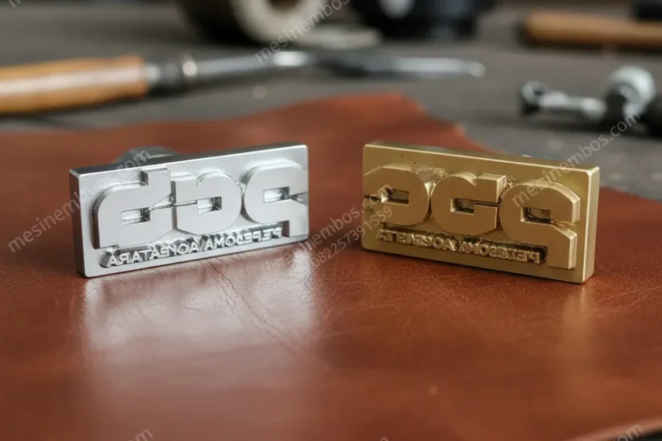 plat emboss klise plat emboss kulit plat emboss kuningan plat emboss stainless